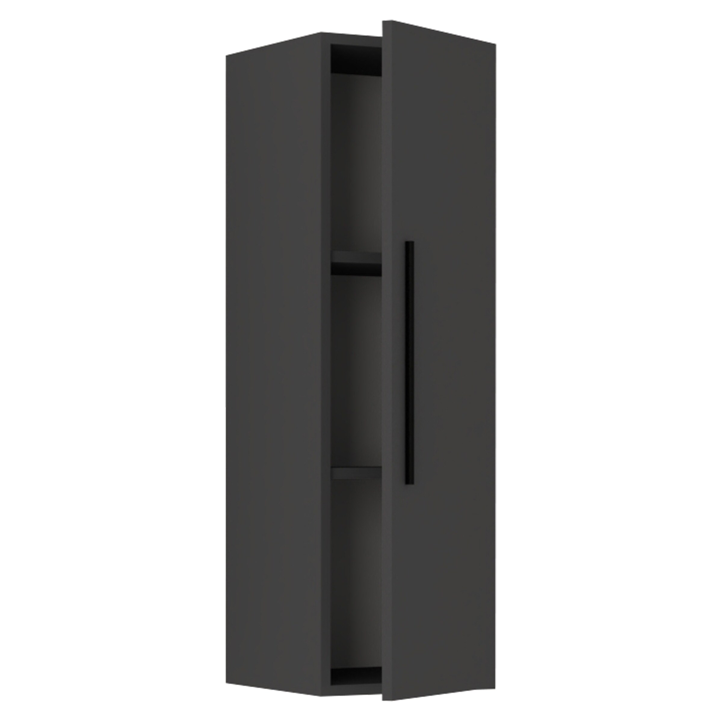 VCM Holzregal h&auml;ngend | platzsparendes Regal | Ma&szlig;e: H. 95 x B. 30 x T. 30 cm | Elegantes Regal h&auml;ngend | Aufbewahrungsregal | B&uuml;cherregal | Wandboard - Arila L Senkrecht 