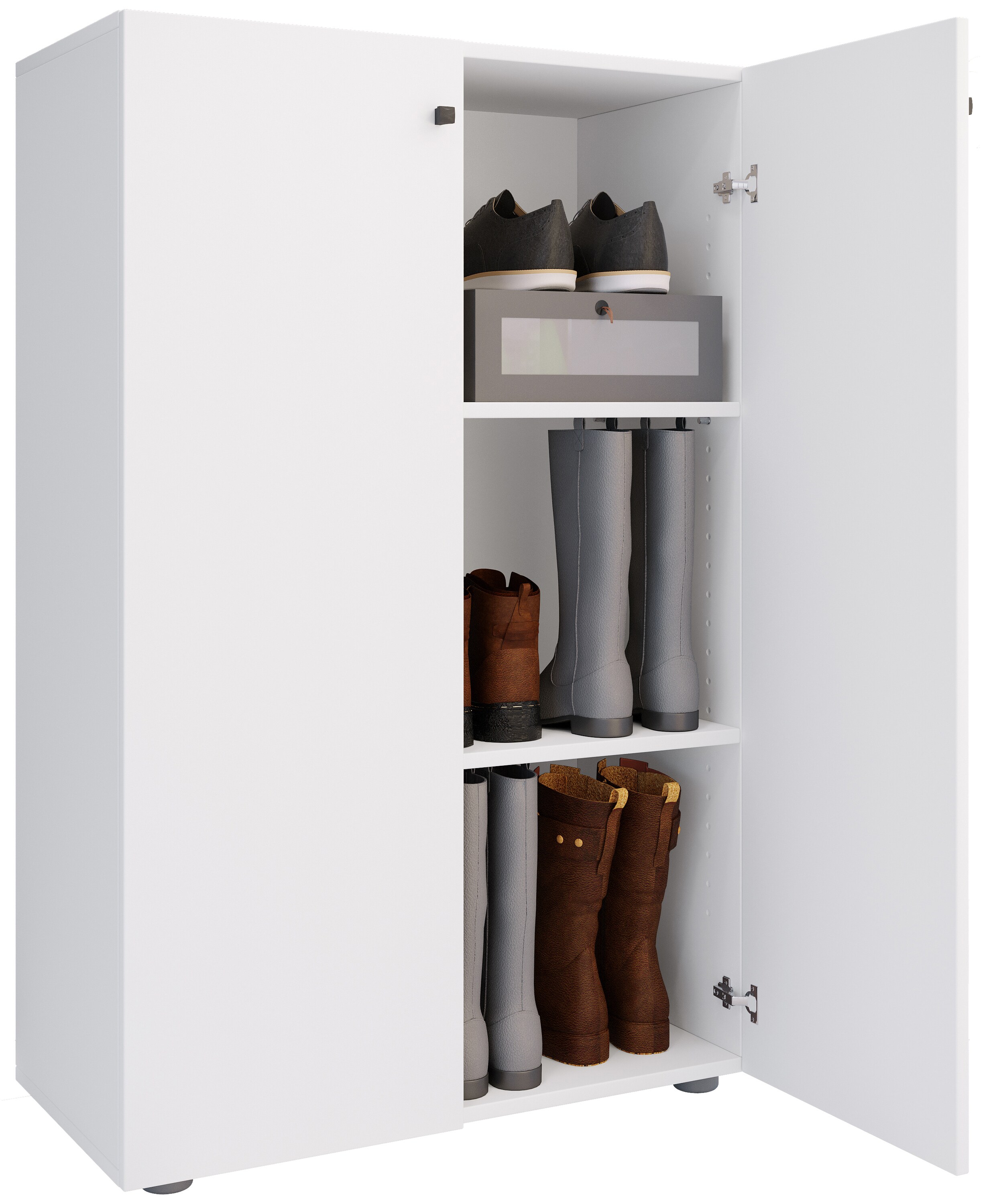 VCM XL Holz Großer Schuhschrank Schuhregal Groß Stiefel Dielenmöbel Lona 3 Fächer bei Marktkauf online bestellen