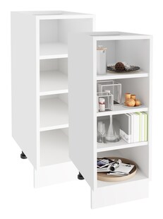 VCM Küchenregal | Maße ca. H. 82 x B. 30 x T. 44 cm | ausreichend Stauraum | platzsparendes Regal - Esilo 