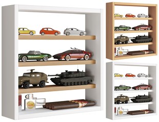 VCM Regal hängend | Maße ca. H. 40 x B. 40 x T. 10 cm | Modern und platzsparend | Wandregal - Osado S 