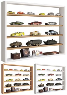 VCM Regal hängend | Maße ca. H. 60 x B. 80 x T. 10 cm | Modern und platzsparend | Wandregal - Osado L 