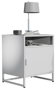 VCM Nachtschrank | Beistelltisch | Nachttisch | Maße ca. H. 55 x B. 45 x T. 40 cm - Flokas L 
