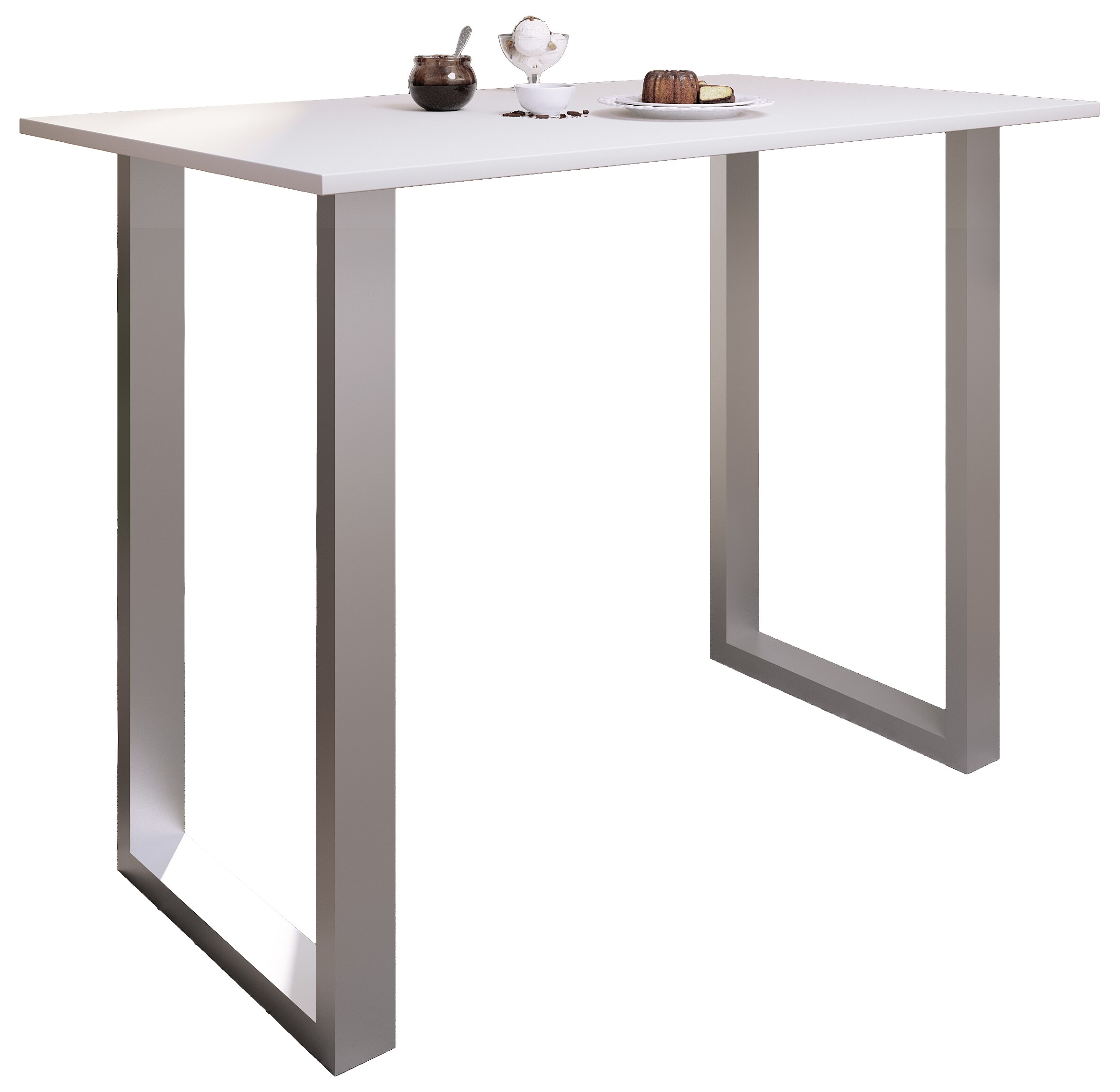 VCM Bartisch | Tresen | Stehtisch | hoher Tisch | Bartresen Tisch - Xona 140x80 cm 