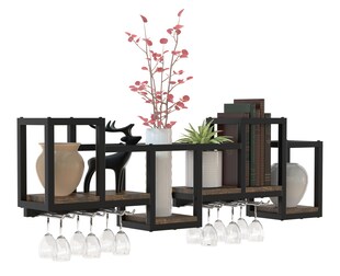 VCM Küchenregal hängend | Maße ca. H. 26 x B. 108 x T. 18 cm | Hängeregal | Wandregal | Küchenmöbel – Kolari M 