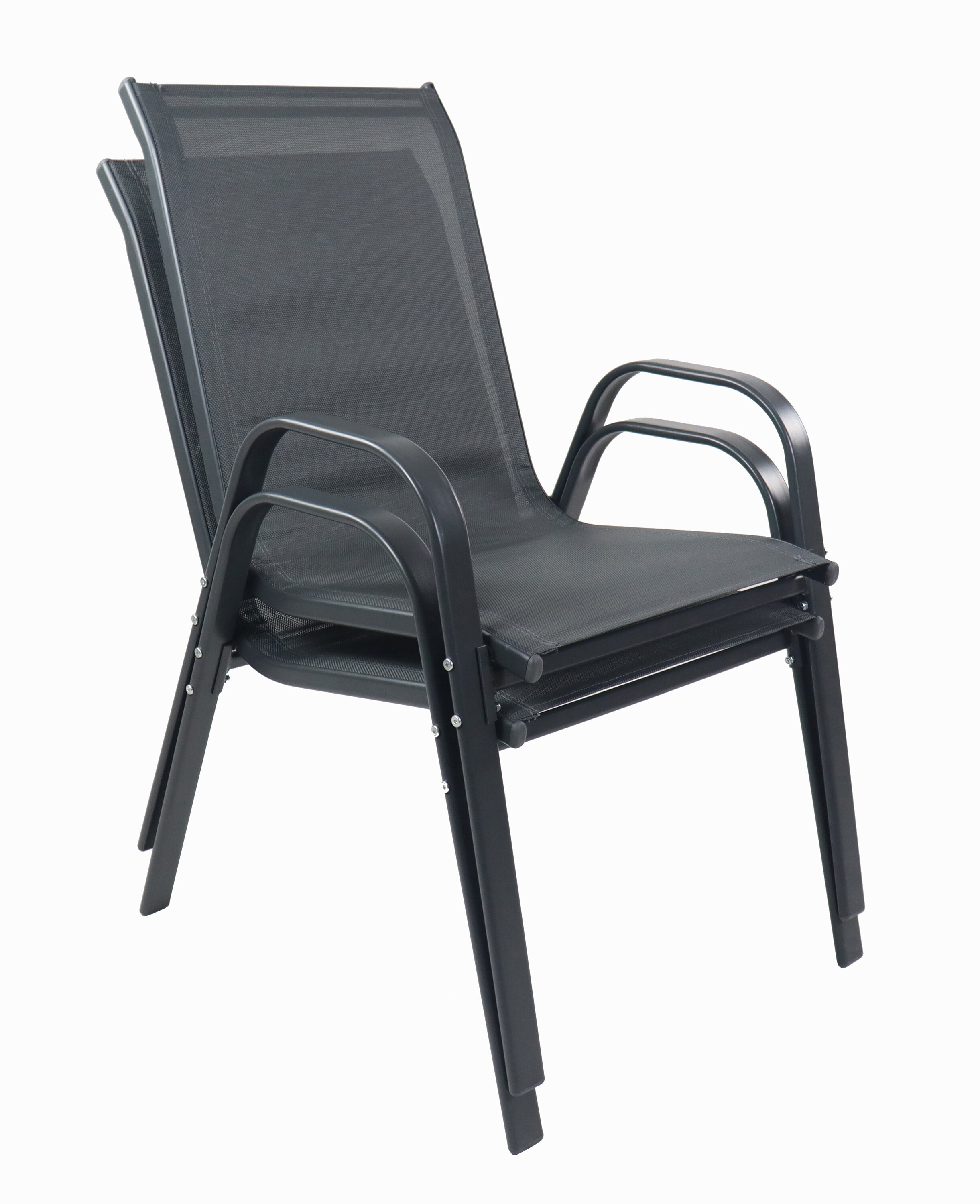 VCM 2-tlg. Set Gartenstuhl | Gartenstuhl stapelbar | Ma&szlig;e ca. H. 89 x B. 56 x T. 73 cm | Gartenst&uuml;hle | Gartenm&ouml;bel - Sonlas 