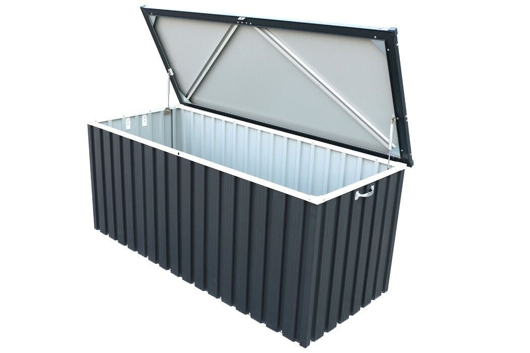 Duramax Metall Ger&auml;tebox Garten Aufbewahrungsbox Kissenbox 770 l,  174 x 73 x 73 cm 