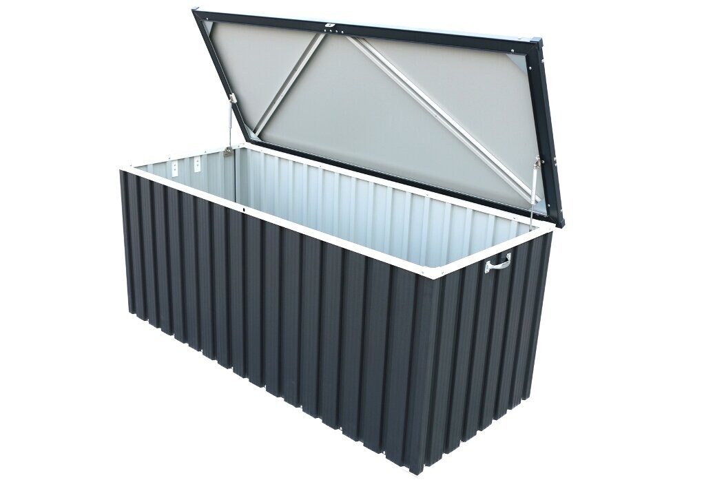 Duramax Metall Gerätebox Garten Aufbewahrungsbox Kissenbox ,  174 x 73 x 73 cm