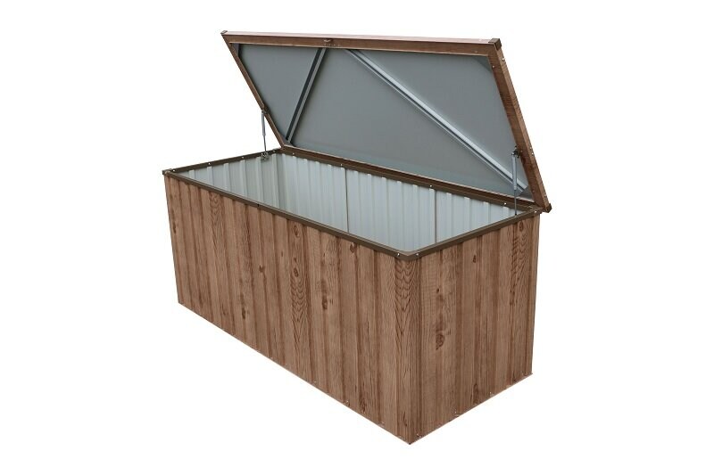 Duramax Metall Gerätebox Garten Aufbewahrungsbox Kissenbox ,  174 x 73 x 73 cm