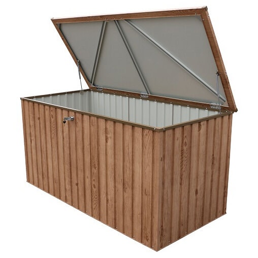 Duramax Metall Ger&auml;tebox Garten Aufbewahrungsbox Kissenbox 1450 l,  195 x 91 x 94 cm 