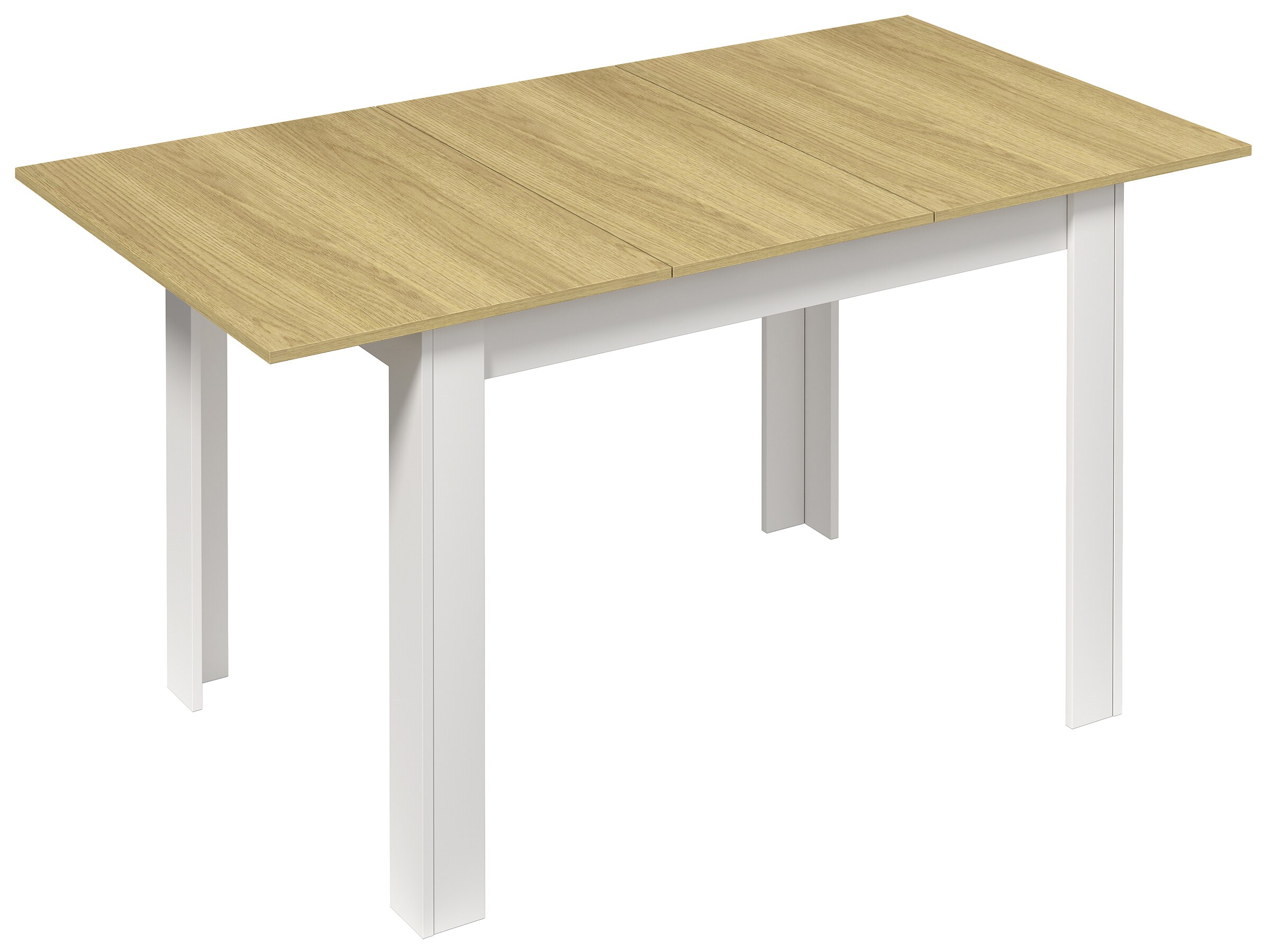 VCM VCM Esstisch ausziehbar, Holz K&uuml;chentisch 120-160 cm, kompakter Speisetisch f&uuml;r K&uuml;che & Essbereich, Tisch Pesoli 