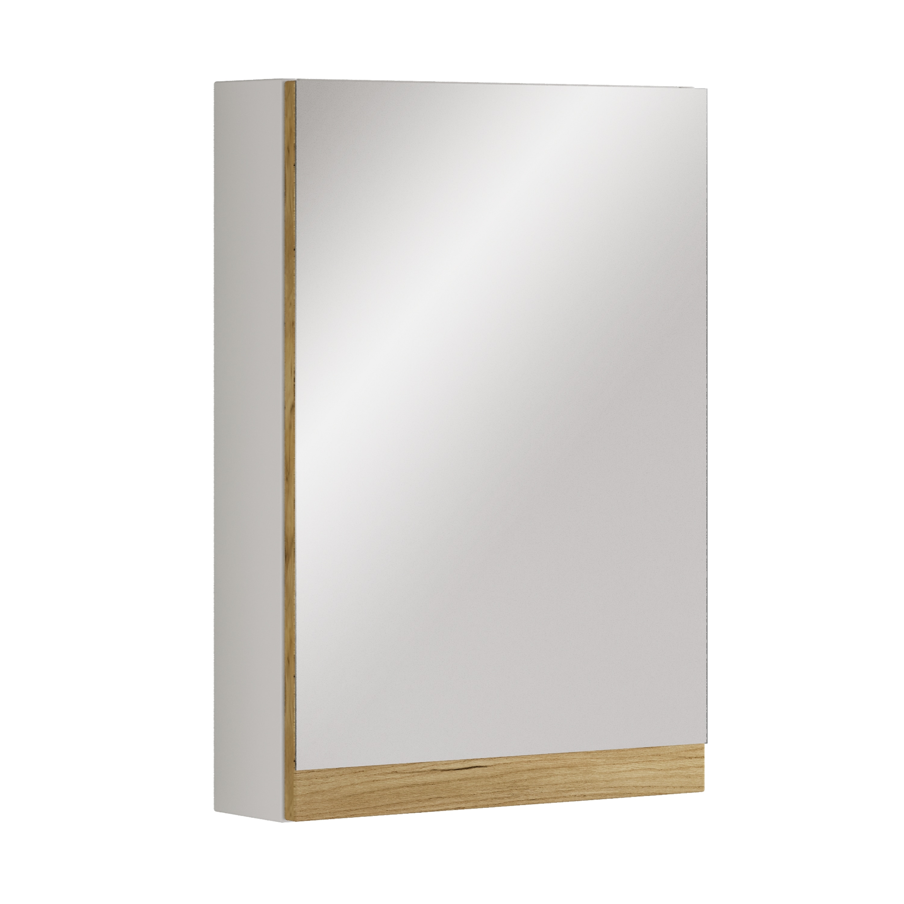 VCM Badschrank - zeitloser Spiegelschrank mit ausreichend Stauraum, Ma&szlig;e ca. H. 58 x B. 40 x T. 13 cm, praktische Aufbewahrungsl&ouml;sung f&uuml;r das Badezimmer, Cosila 