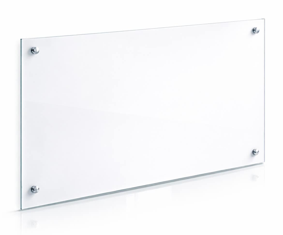 VCM K&uuml;chenr&uuml;ckwand Spritzschutz &ndash; ESG Hartglas 100 x 60 cm, Fliesenspiegel, Herdspritzschutz und Wandschutz f&uuml;r die K&uuml;che  - Esilo 