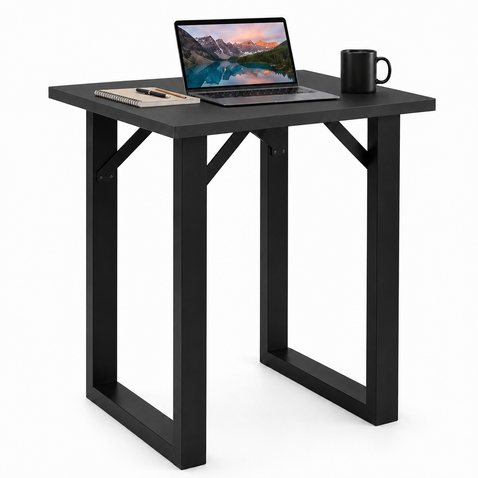 VCM Bartisch 80x80 cm, Tresen, Stehtisch, hoher Tisch, Bartresen, Hochtisch - Xona