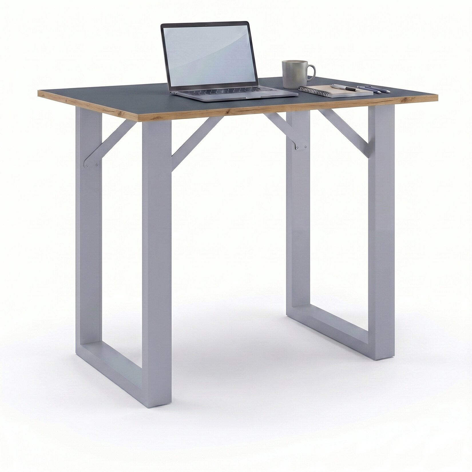 VCM Bartisch, Stehtisch und Meetingtisch, 110 x 50 x 102 cm, Hochtisch für Küche, Büro und Lounge - Salia