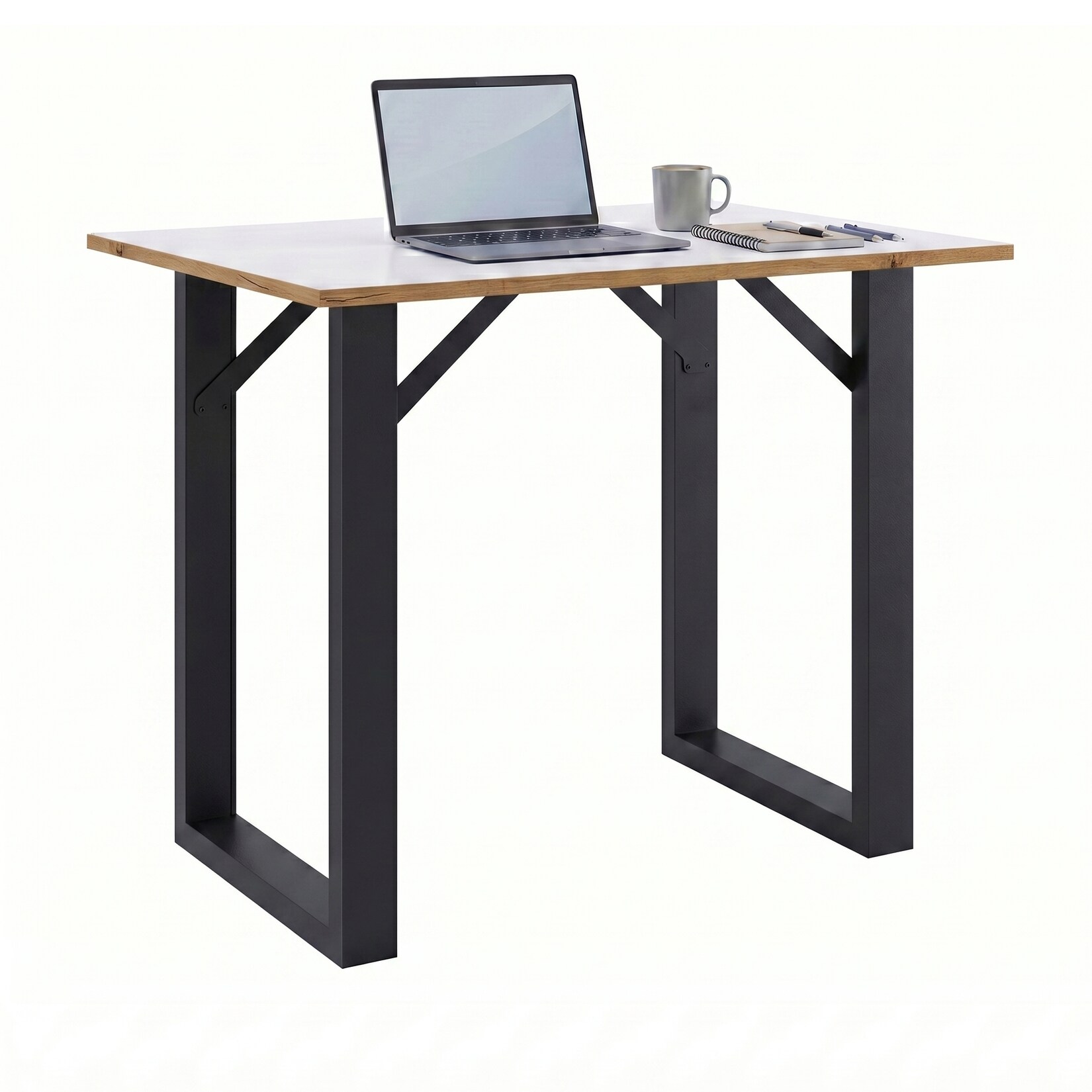 VCM Bartisch, Stehtisch und Meetingtisch, 110 x 50 x 102 cm, Hochtisch für Küche, Büro und Lounge - Salia