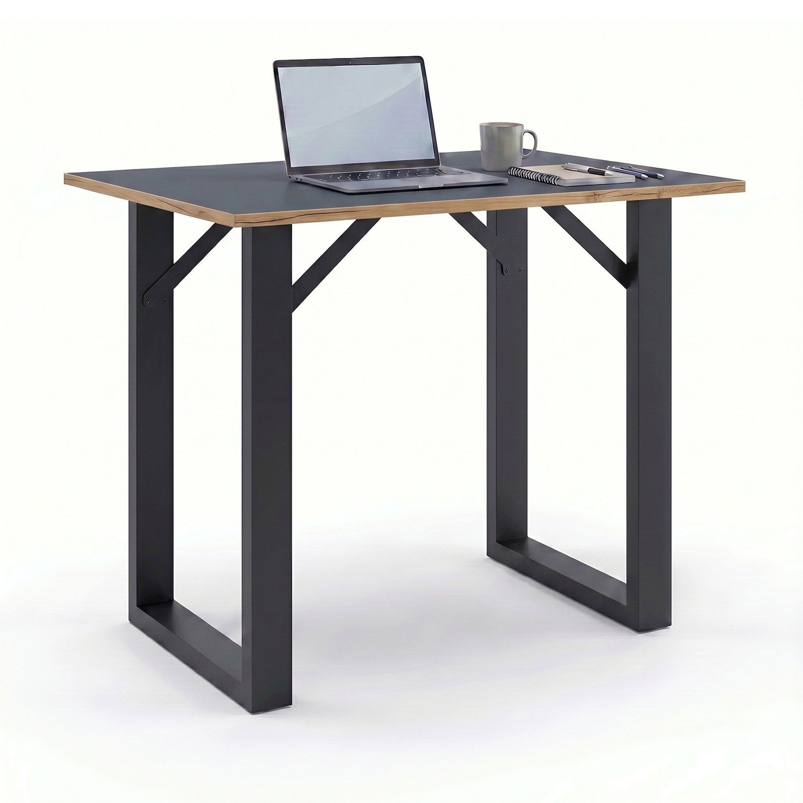 VCM Bartisch, Stehtisch und Meetingtisch, 110 x 50 x 102 cm, Hochtisch für Küche, Büro und Lounge - Salia