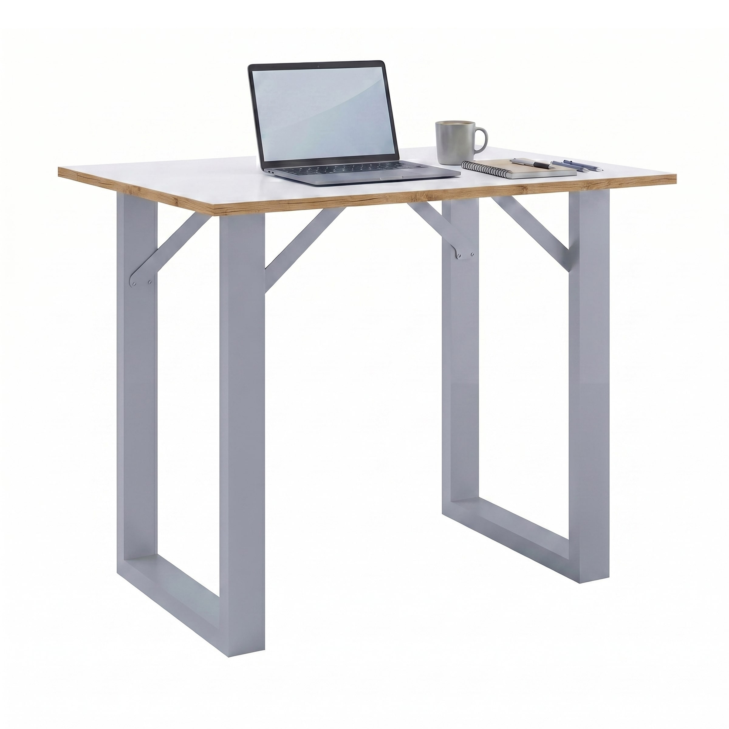 VCM Bartisch, Stehtisch und Meetingtisch, 110 x 80 x 102 cm, Hochtisch f&uuml;r K&uuml;che, B&uuml;ro und Lounge - Salia 