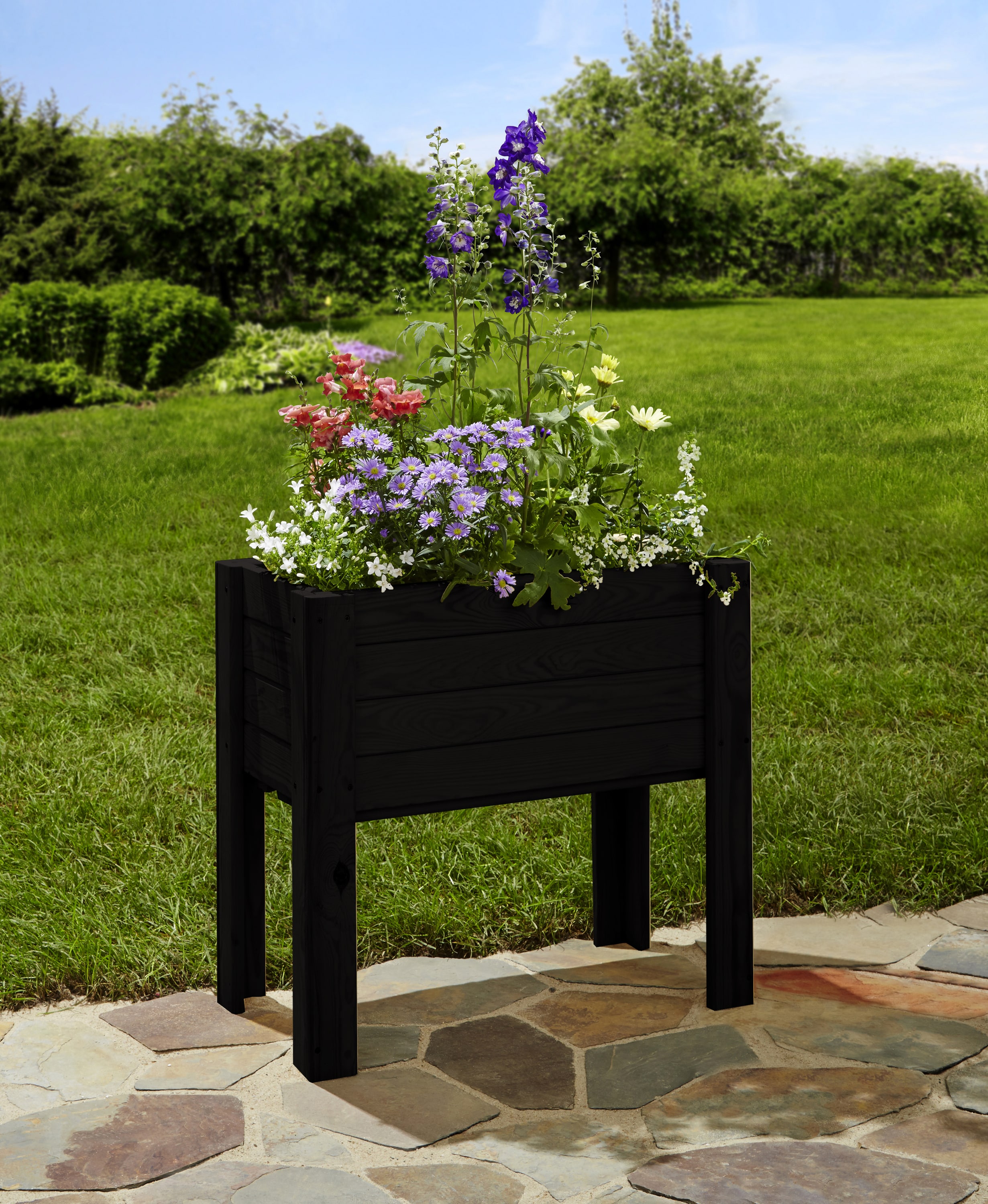 Promadino Balkonpflanzkasten anthrazit 