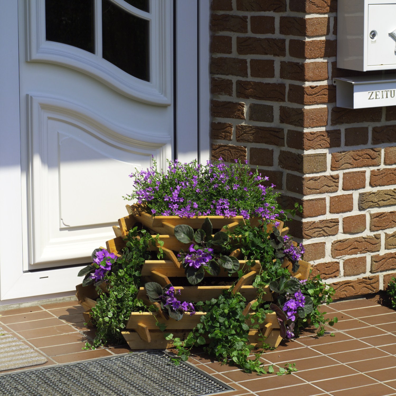 Promadino 6-eck Pflanzpyramide 