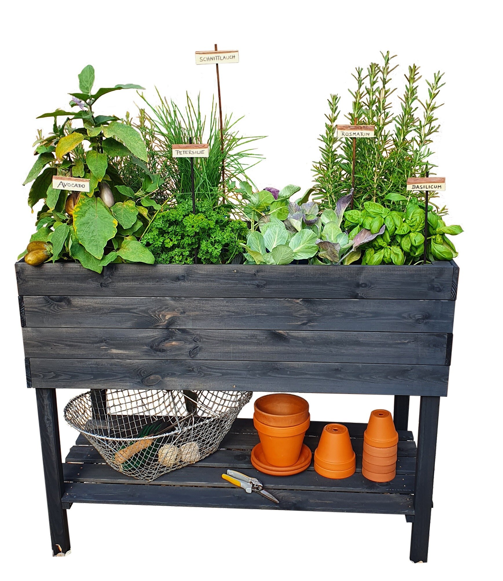 Promadino Balkon-Kr&auml;uterbeet auf Beinen 