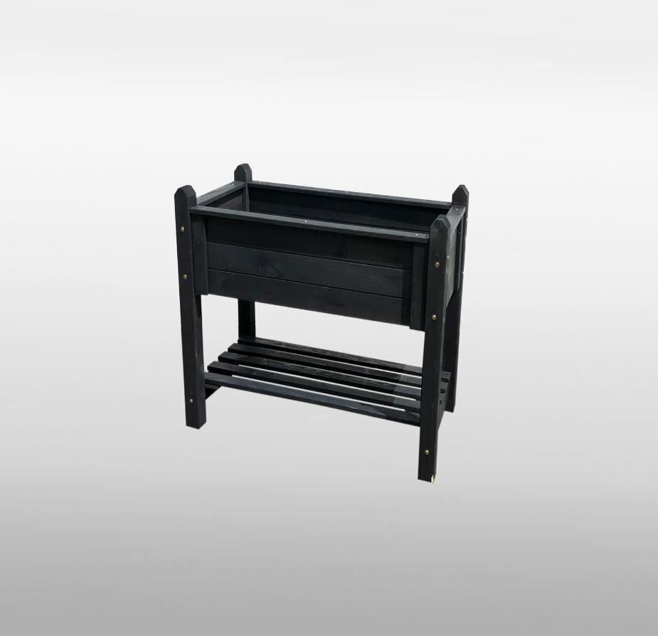 Promadino Kr&auml;uterbeet massiv, anthrazit, klein 