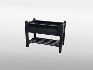 Promadino Kräuterbeet massiv, anthrazit, groß 