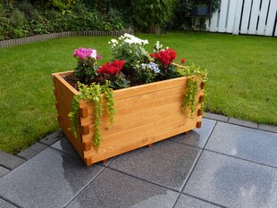 Promadino Pflanzkasten "Siena" mit Pflanzfolie 