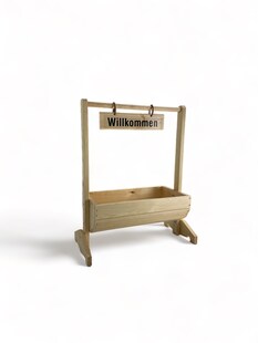 Promadino Blumentrog "Willkommen" klein 