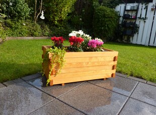 Promadino Pflanzkasten "Lucca" mit Pflanzfolie 