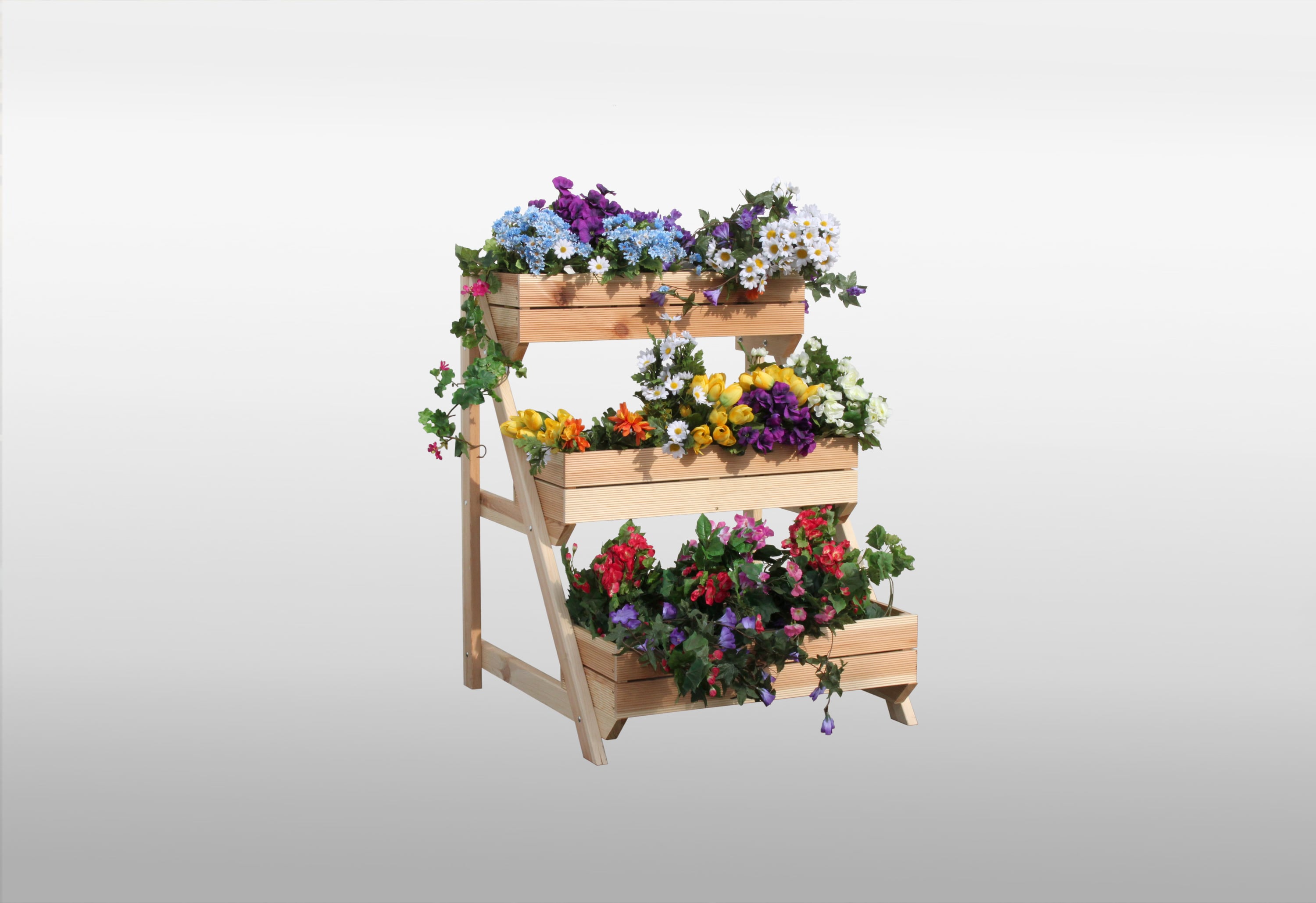 Promadino Pflanztreppe mit K&auml;sten 