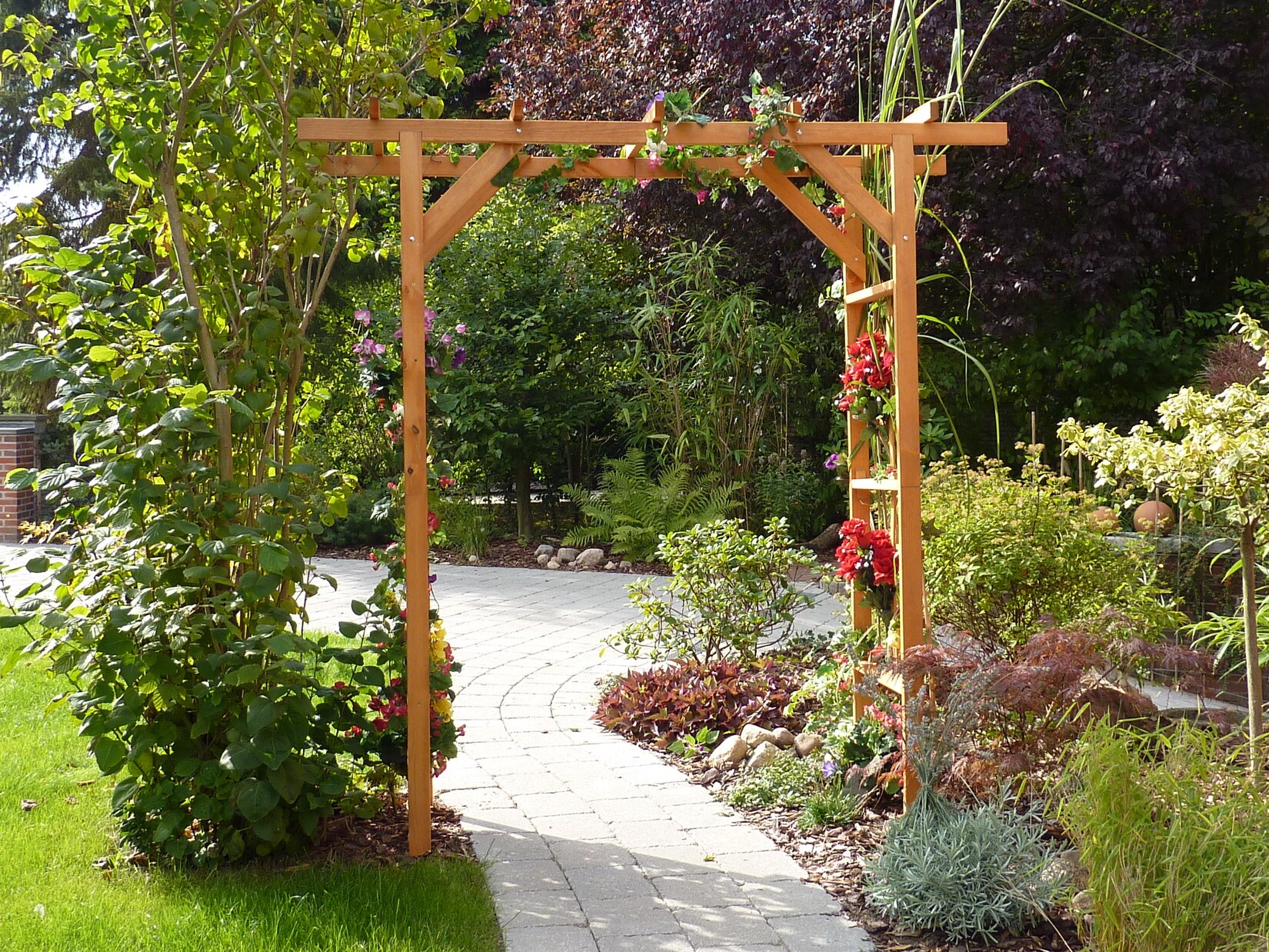Pergola "Anke" honigbraun