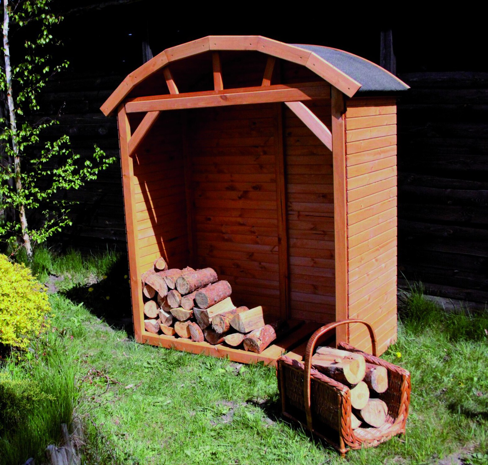 Promadino Kaminholzschrank "Teterow" 