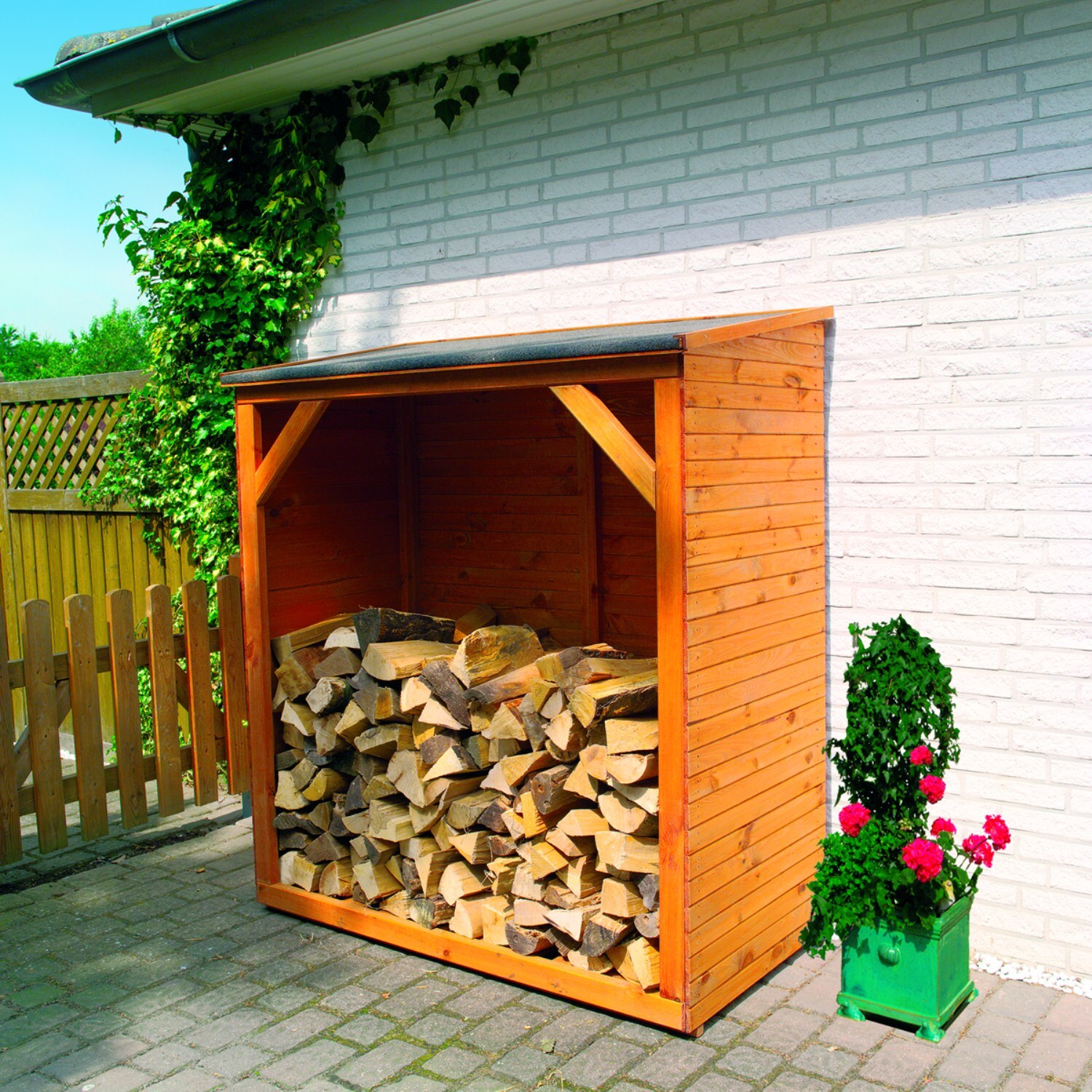 Promadino Kaminholzschrank 