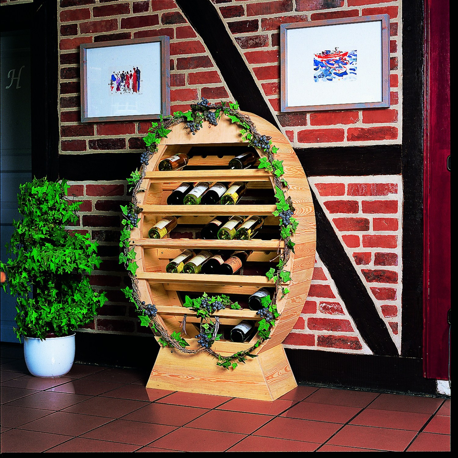 Promadino Weinregal "Winzertraum" gro&szlig; 