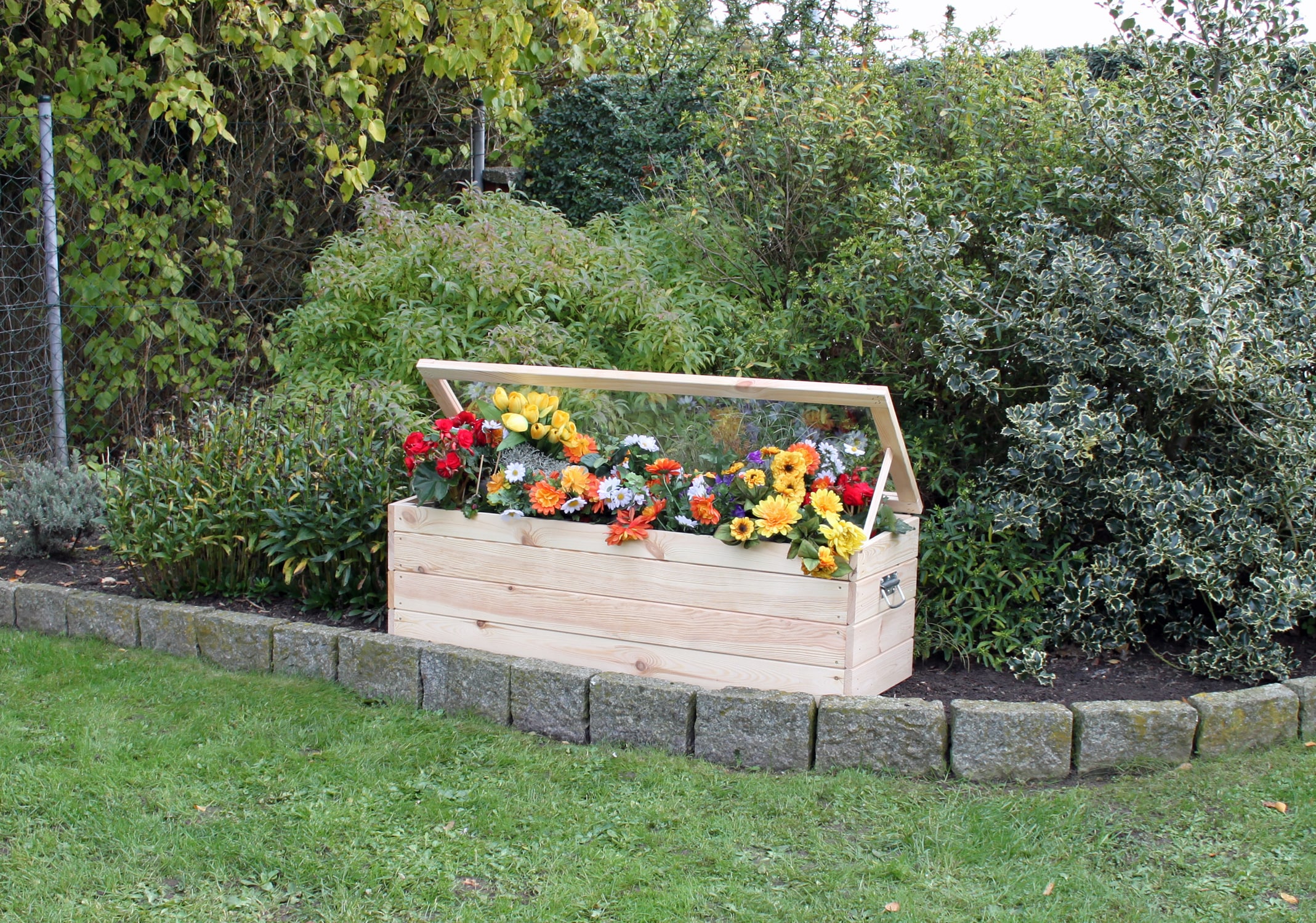 Promadino Fr&uuml;hbeet mit Boden & Folie 