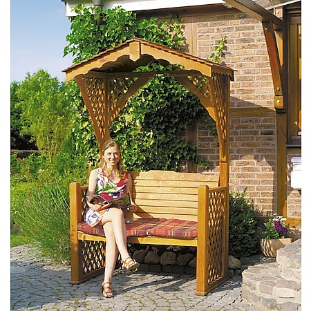 Promadino Gartenlaube "Starnberg" mit Sitzauflage 