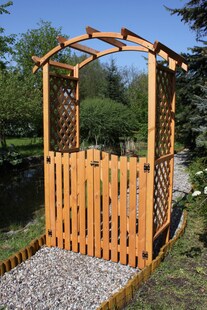 Promadino Set Pergola "Diana" mit Türen 