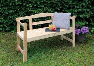 Promadino Friesenbank 2-Sitzer natur 