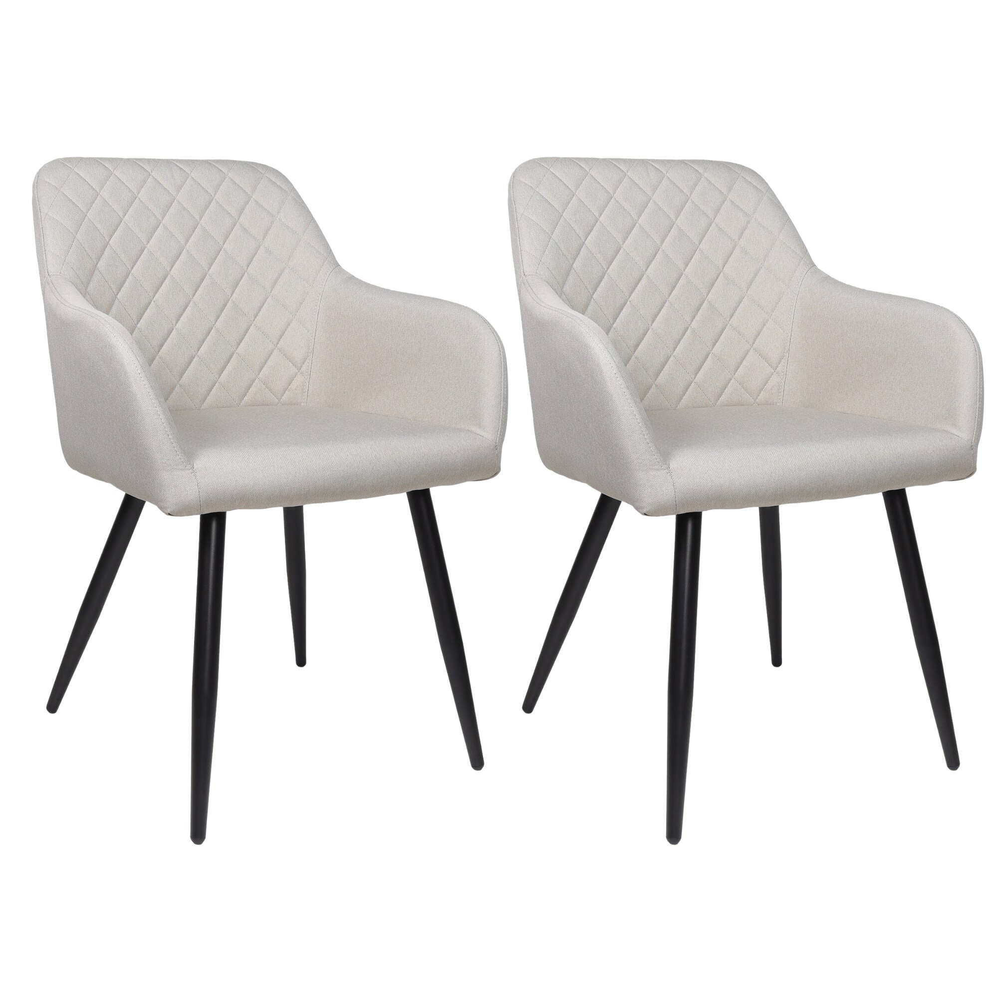 Albatros Esszimmerstuhl SILA, 2er Set, Beige 