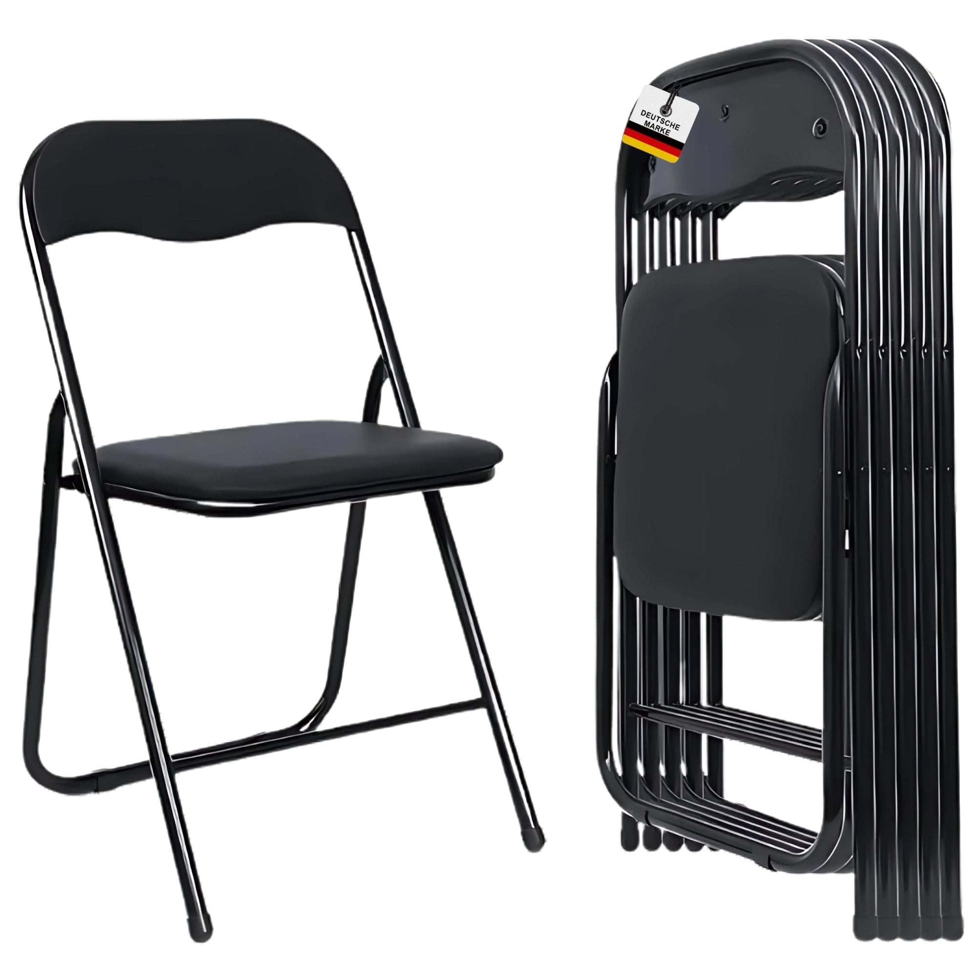 Albatros Klappstuhl Manitu Klappst&uuml;hle Starker Metallrahmen Faltbarer Stuhl Besucher Konferenz Gast Stuhl 