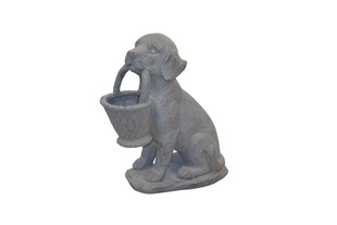 möbel direkt online Pflanzgefäß Hund mit Korb 