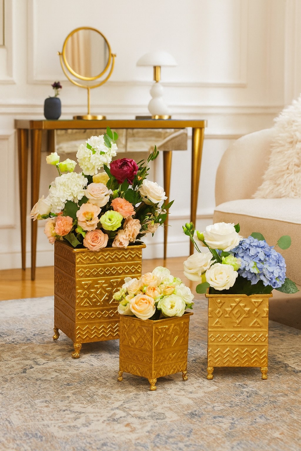 m&ouml;bel direkt online Blumentopf-Set 3tlg. Ronja 