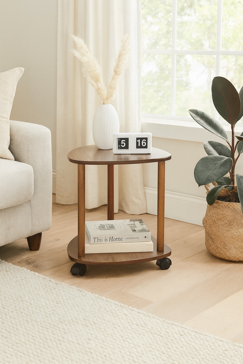 m&ouml;bel direkt online Rollregal mit 2 B&ouml;den Franz 