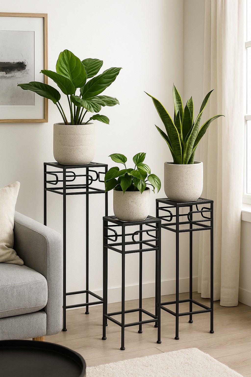 m&ouml;bel direkt online Blumenst&auml;nder 3tlg. aus Metall 