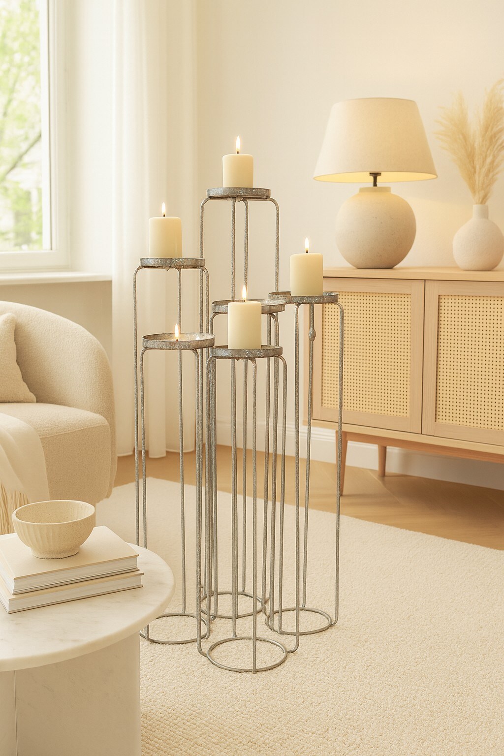 möbel direkt online Standkerzenhalter für 6 Kerzen Gabi