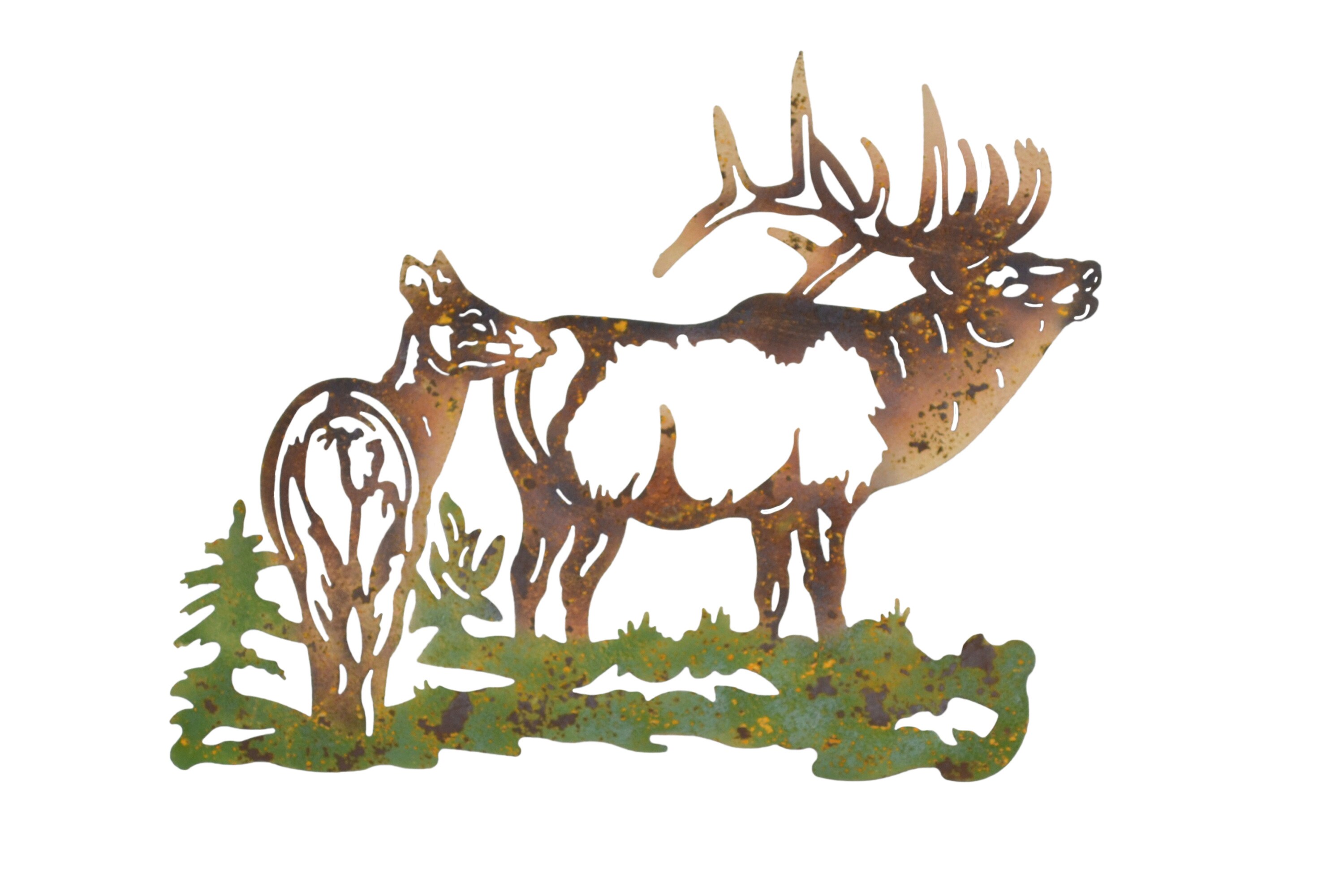 m&ouml;bel direkt online Wanddekoration Hirschkuh und Hirsch 