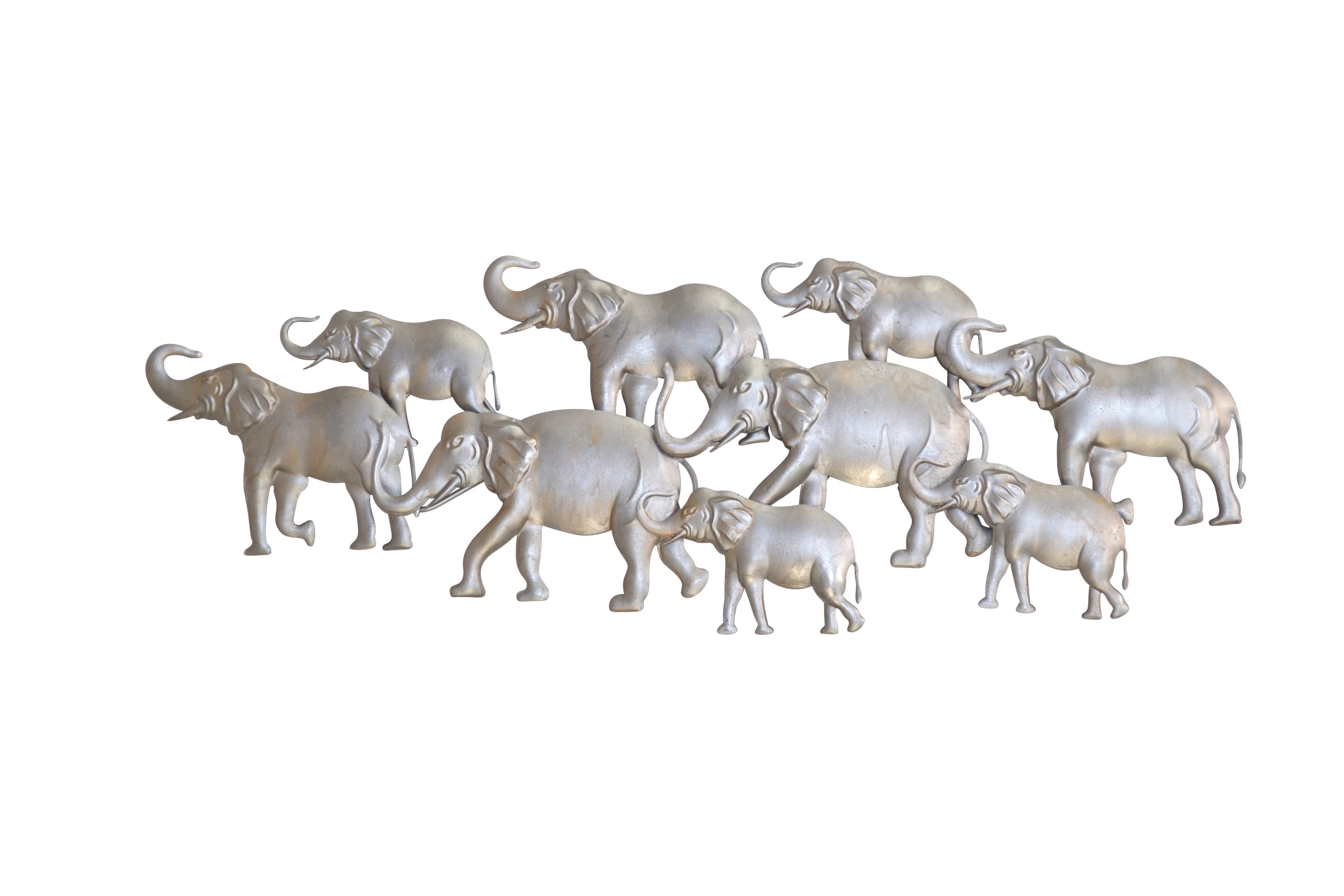 m&ouml;bel direkt online Wanddekoration Elefantenfamilie 