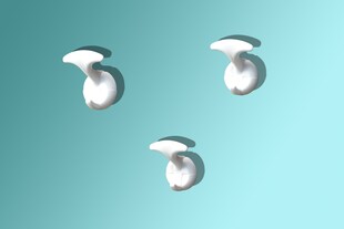 möbel direkt online Design-Garderobenhaken 3er-Set Designer: ANGELOTTI & CARDILE 