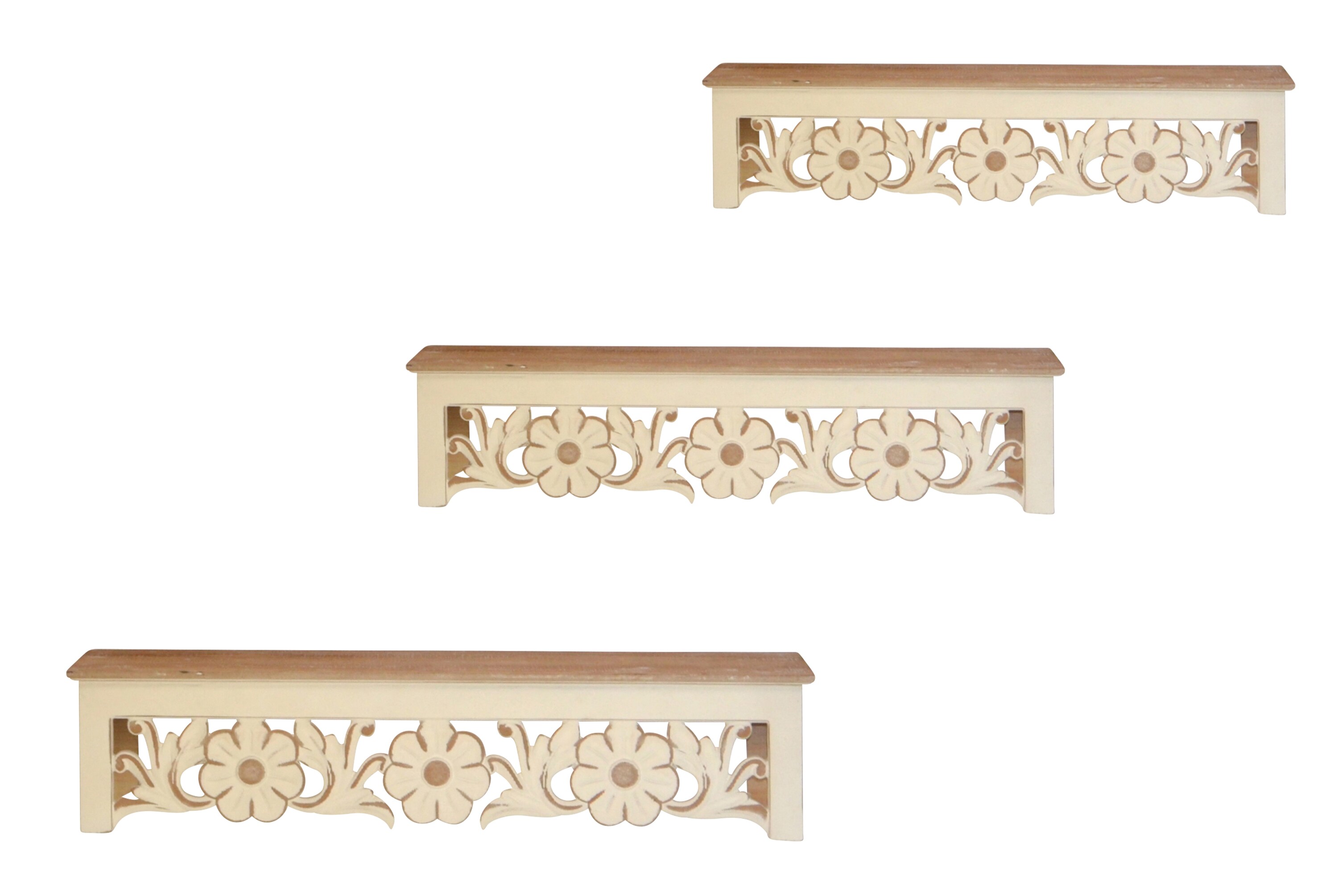 m&ouml;bel direkt online Wandkonsolen-Set 3tlg. Ibek 