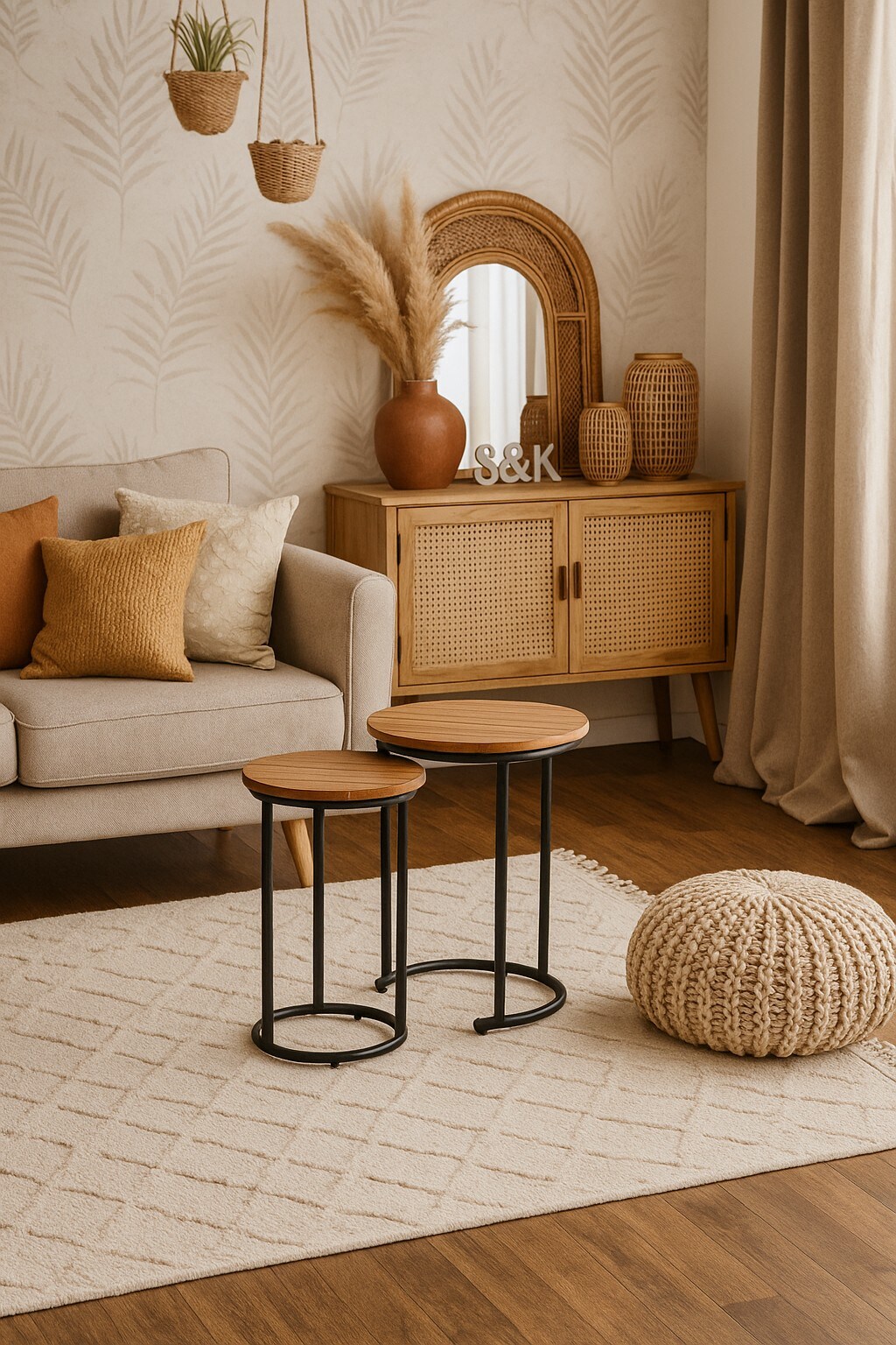 m&ouml;bel direkt online Beistelltische 2tlg. Carla 